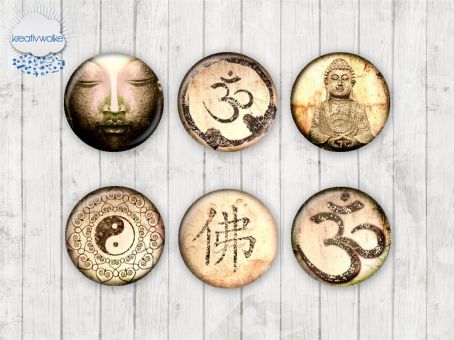 Motiv-Cabochons 1486 20mm (6 Stk)